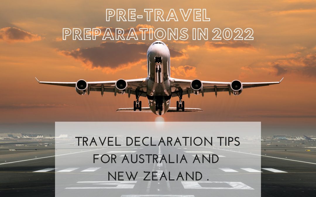 Travel planning: NZ & AUS travel declarations